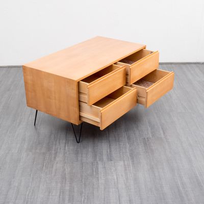 Ahorn sideboard mit haarnadel beinen von wk bei pamono kaufen Beistelltisch mit haarnadelbeinen