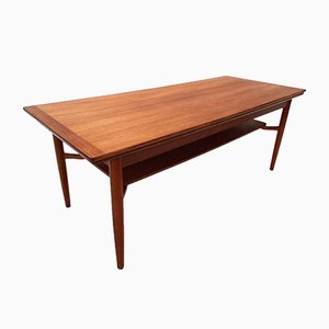 Tblette d'ppoint en teck Midcentury Sweden 1960s En vente sur 1stDibs