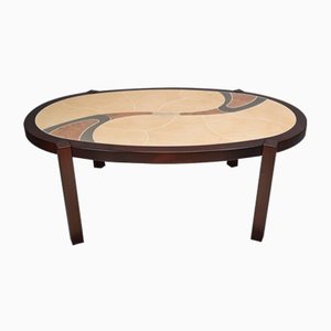 mid-century danish teak tile top coffee table from haslev for sale mid-century danish teak tile top coffee table from haslev for sale
