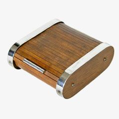 Italienische Vitrine aus Glas, Messing und Chrom von Renato Zevi für