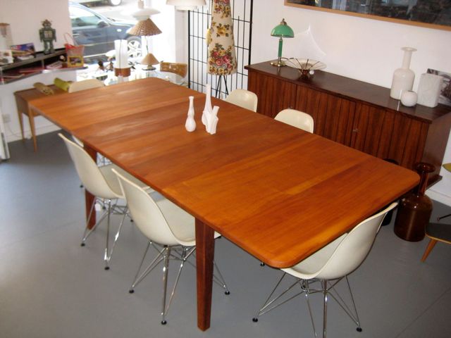 Vintage Kirschbaumholz Esszimmertisch bei Pamono kaufen