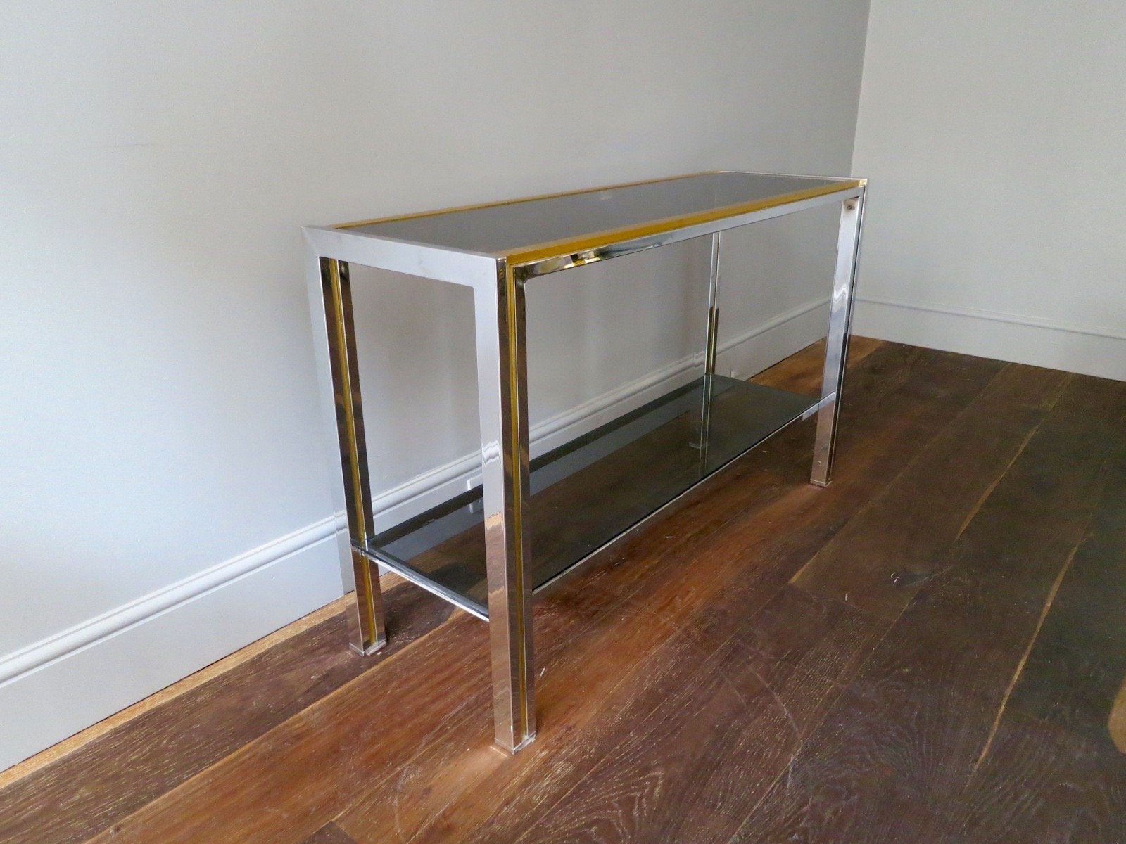 French Brass And Chrome Console Table S For Sale At Pamono - French Brass And Chrome Console Table S french brass and chrome console table s for sale at pamono - french brass and chrome console table s