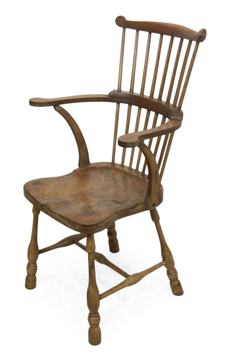 Comb Back Windsor Chair, 1800s for sale at Pamono
