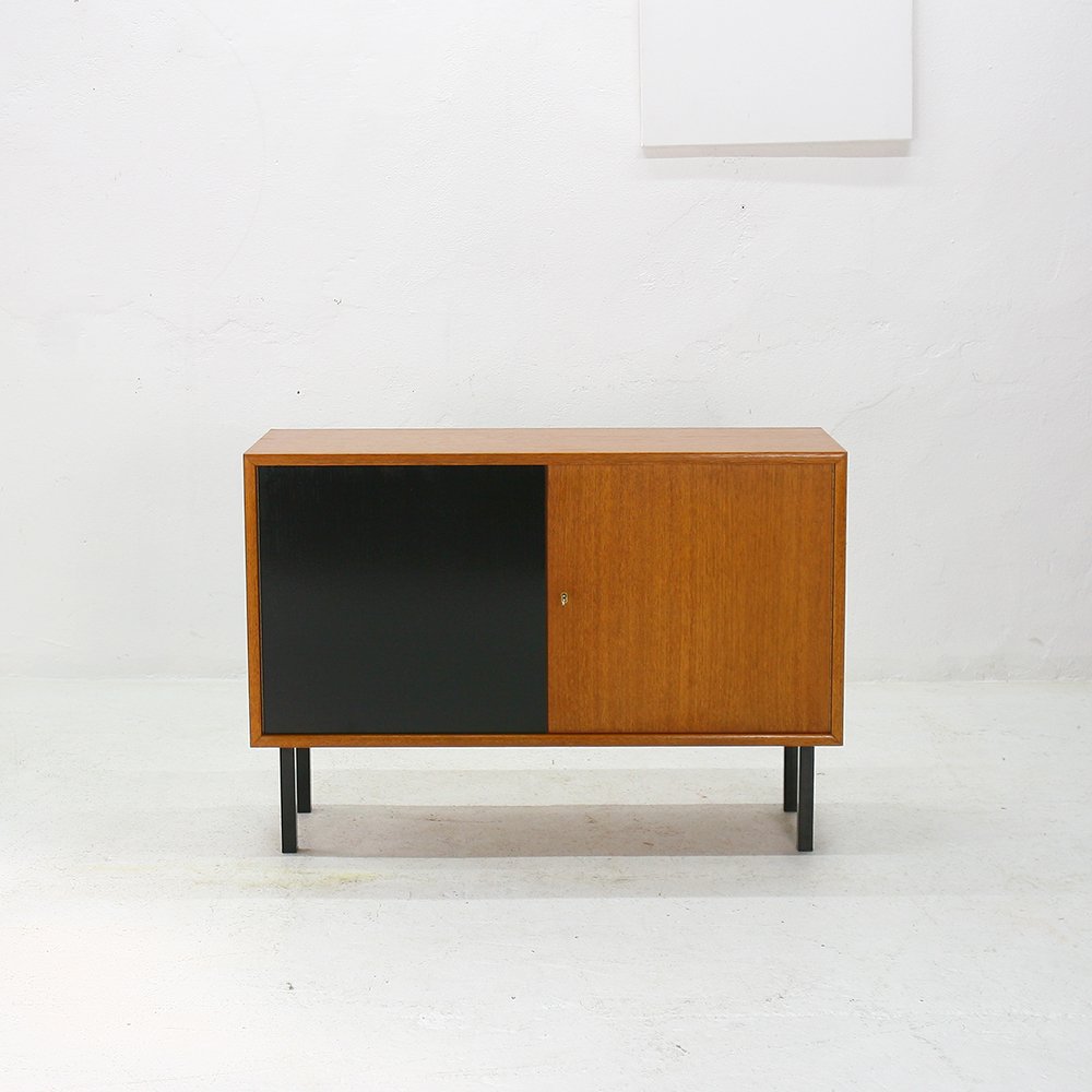 German teak and steel commode from wk möbel, 1960s for sale at pamono