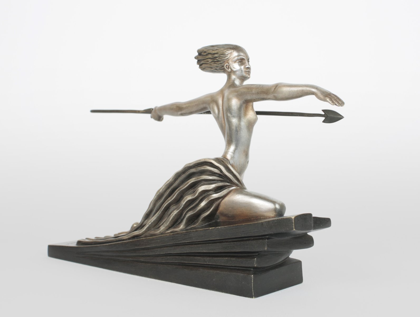 Amazon Art Deco Bronze Figure by MarcelAndré Bouraine for Edmund Etling, 1925 for sale at Pamono
