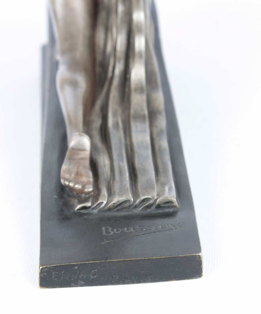 Amazon Art Deco Bronze Figure by MarcelAndré Bouraine for Edmund