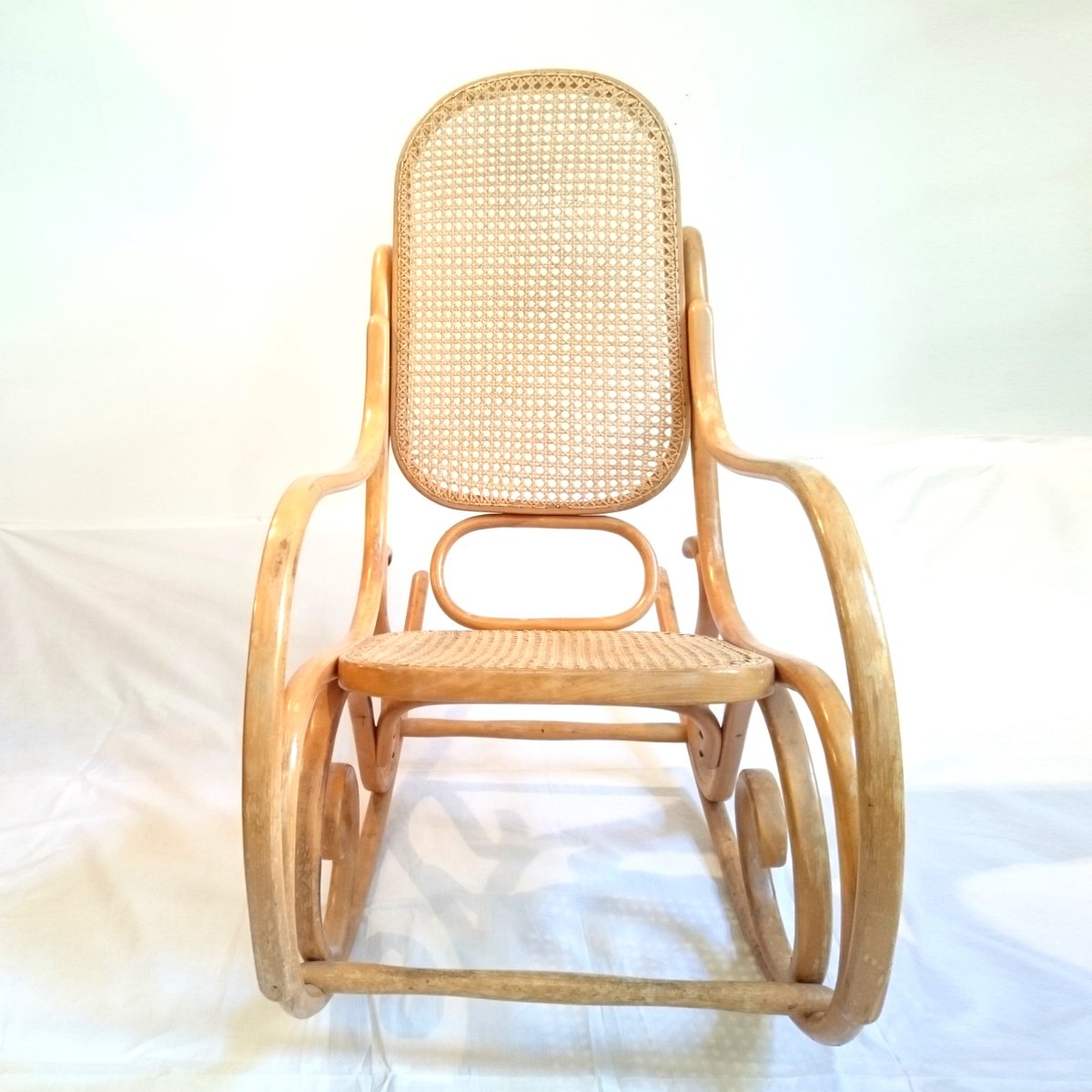 Dinette Bentwood Rocking Chair from Habitat, 1970s for sale at Pamono