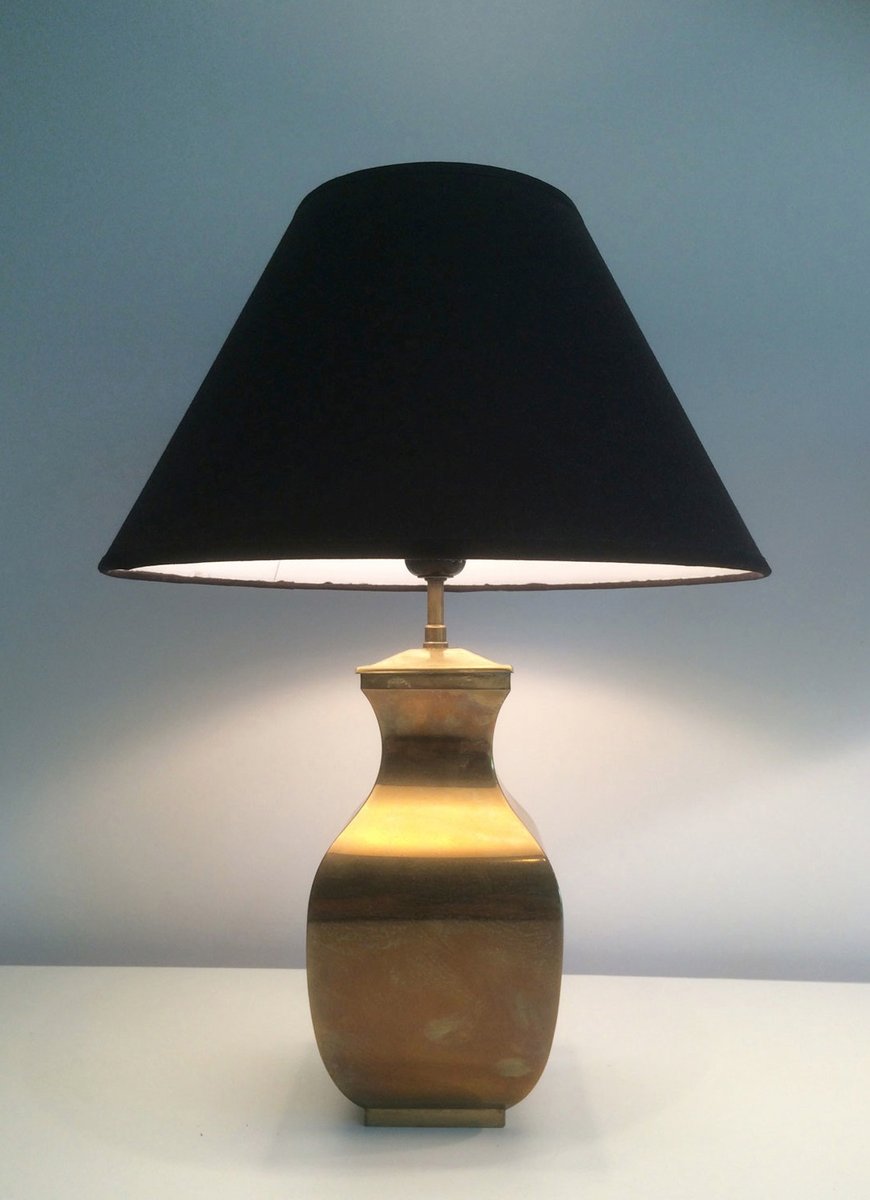 Vintage Brass Table Lamps, 1970s, Set of 2 for sale at Pamono