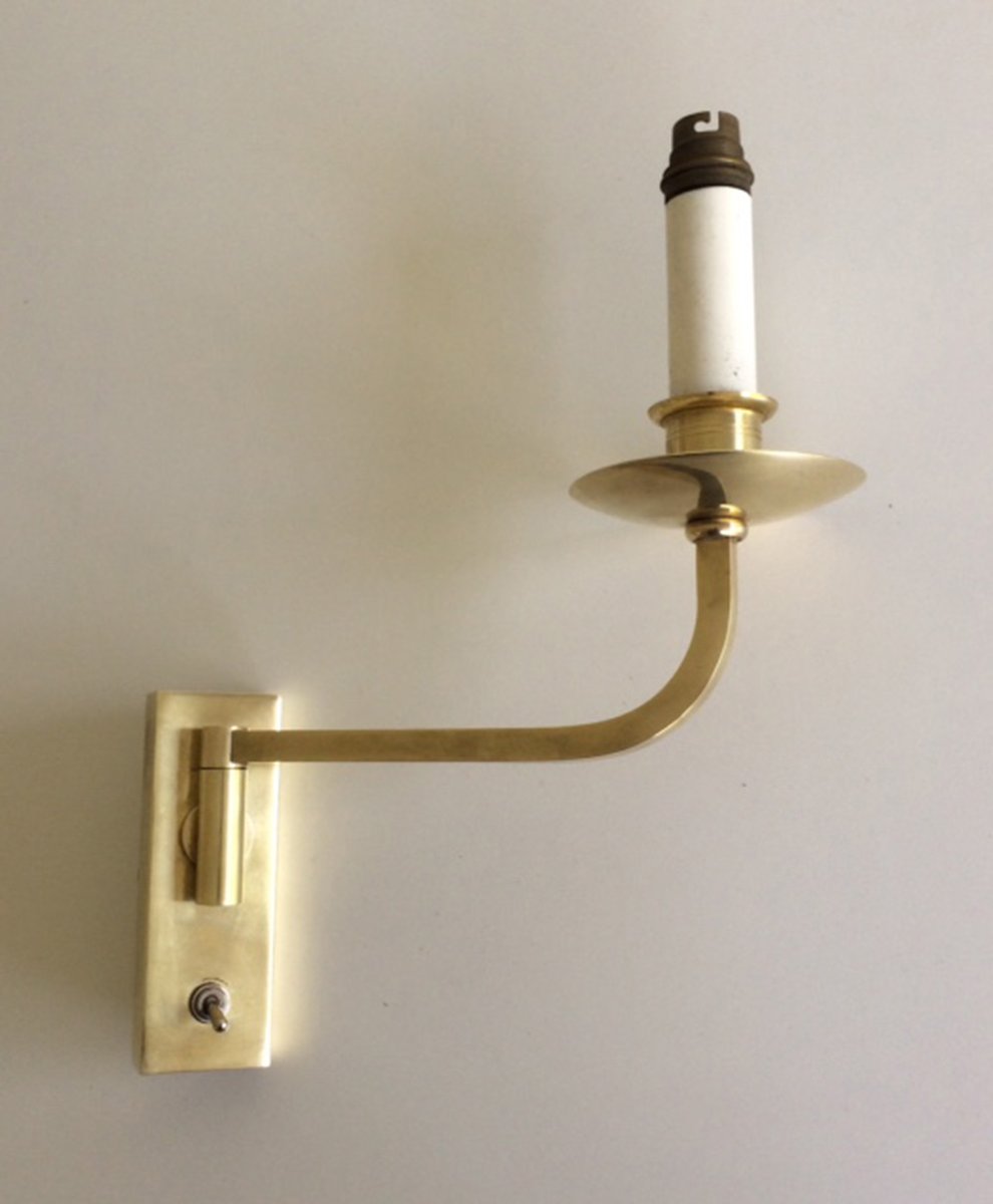 Vintage Brass Swivel Wall Lights, Set of 2 for sale at Pamono