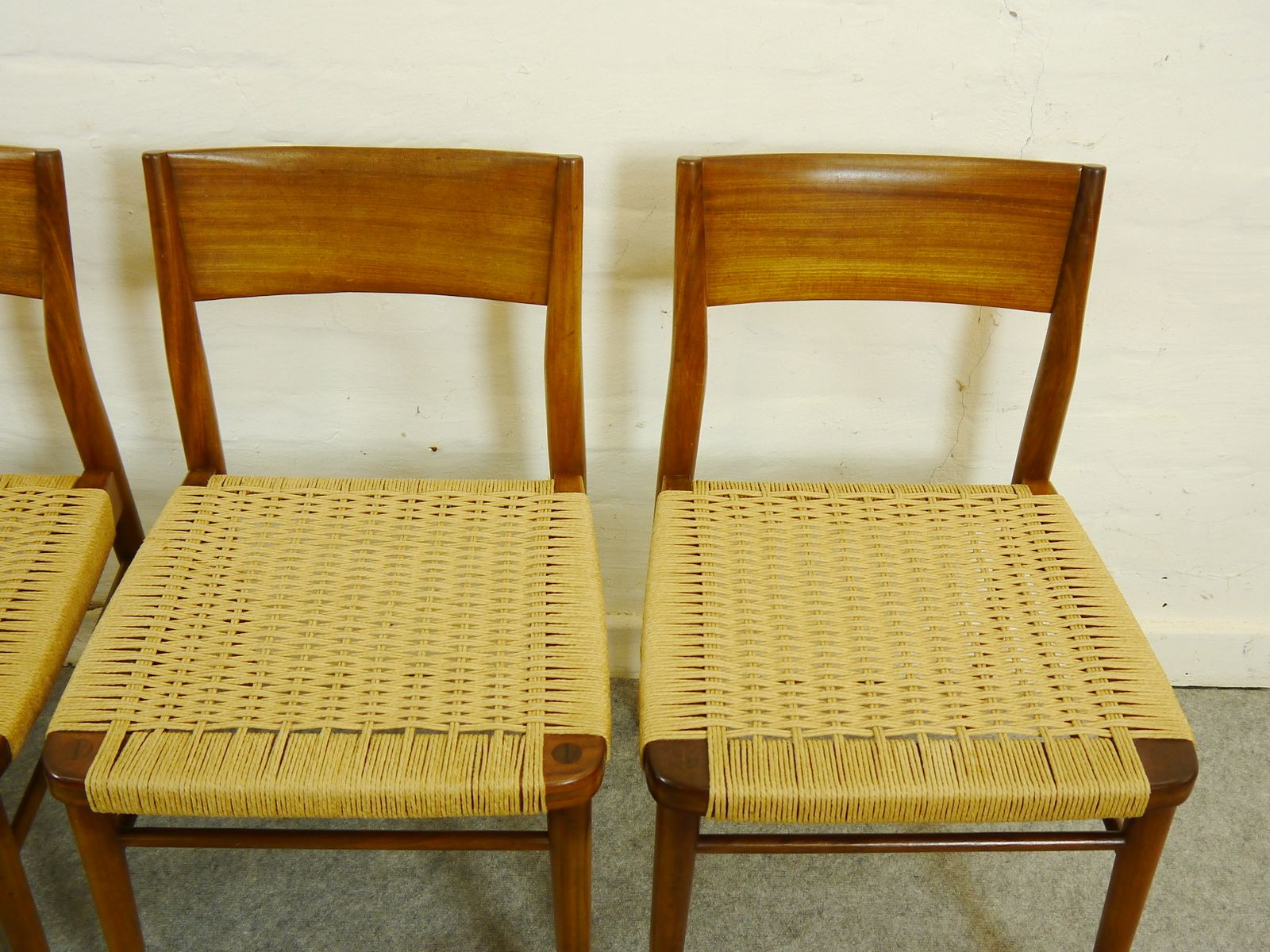 Chaises de salon mid century par georg leowald pour wilkhahn ...