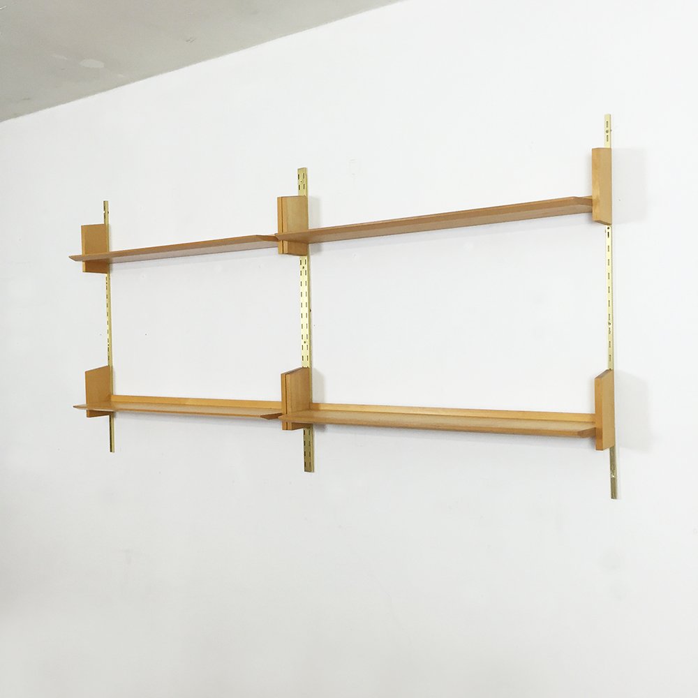 German Elm WK 192 Modular Rack By Dieter Reinhold For WK Mbel