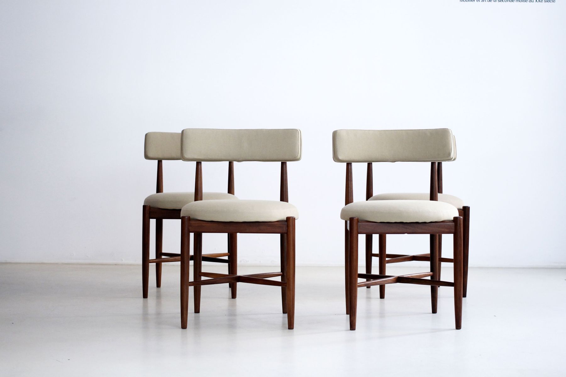 Chaises de salon scandinaves de g plan, set de 4, 1960s en vente ...