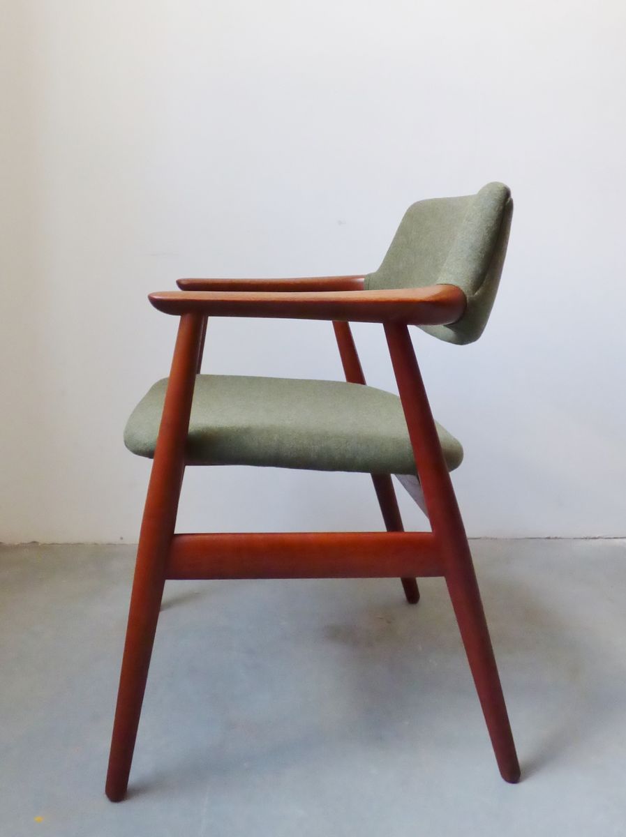 Danish Desk Chair by Erik Kirkegaard for Høng Stolefabrik, 1950s for
