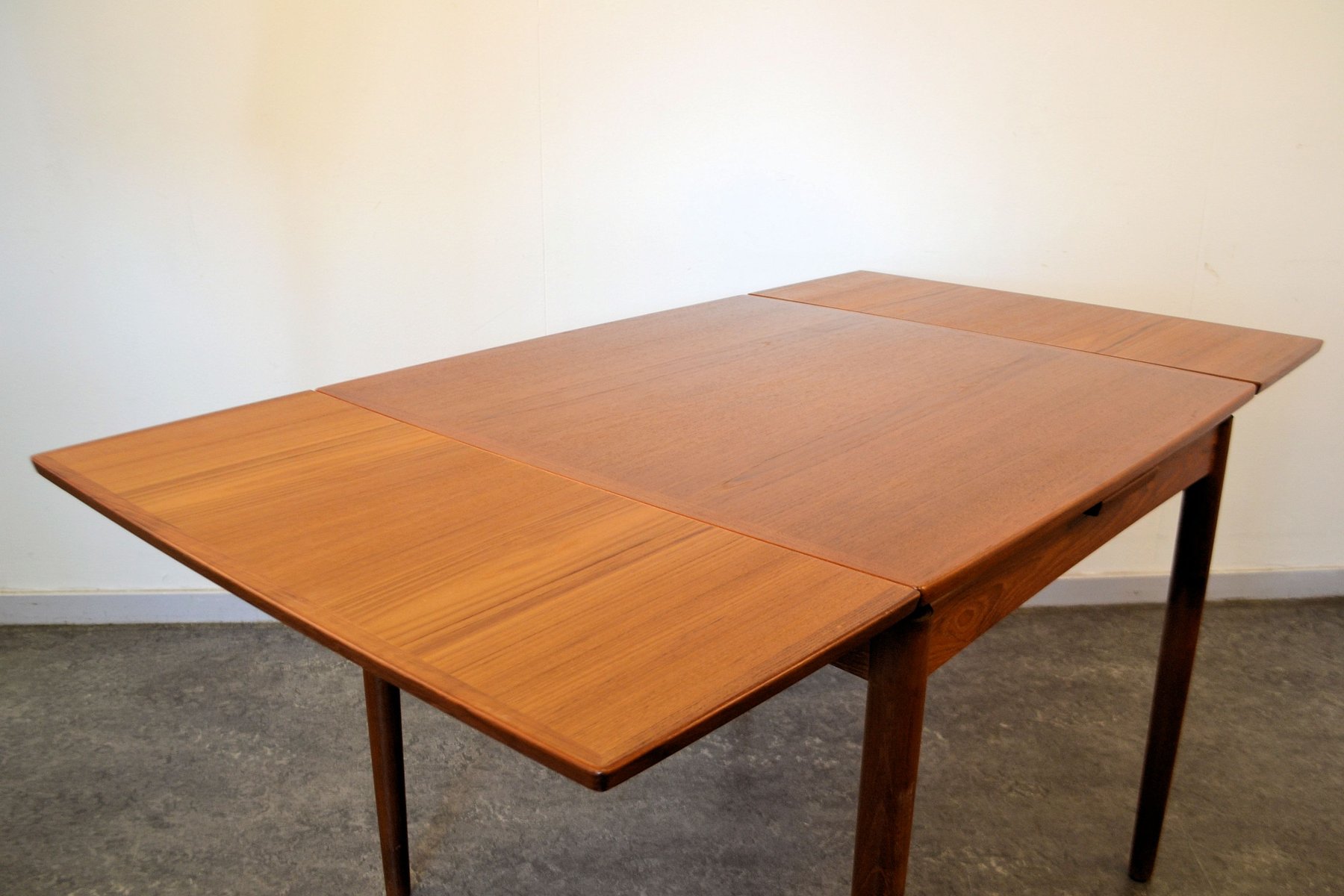 Vintage Danish Extendable Teak Dining Table by Poul ...