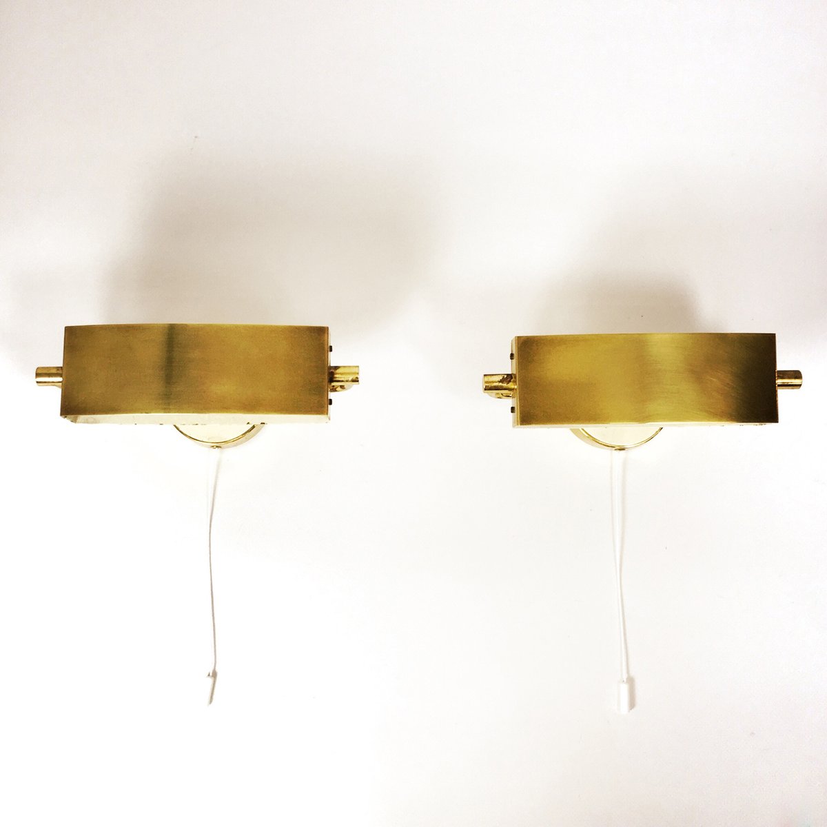French Wall Mounted Lamps, 1950s, Set of 2 for sale at Pamono
