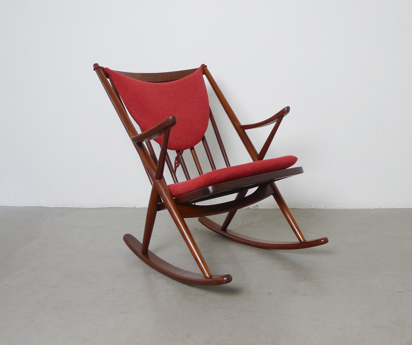 Mid-Century Teak Rocking Chair by Frank Reenskaug for ...