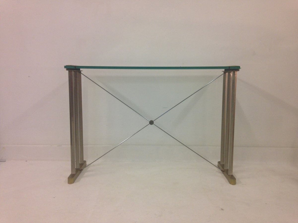 Vintage Brass Steel Console Table By Peter Ghyczy For Sale At Pamono - Vintage Brass Steel Console Table By Peter Ghyczy vintage brass steel console table by peter ghyczy for sale at pamono - vintage brass steel console table by peter ghyczy
