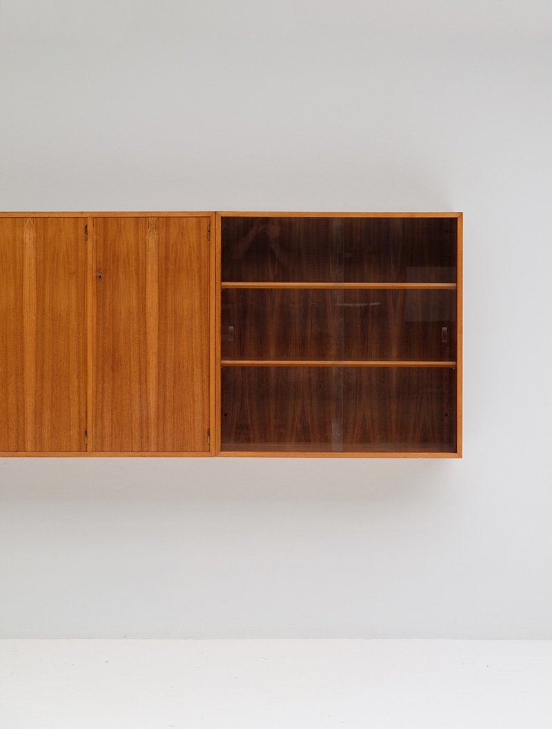 Belgian Wall Hung Office Cabinet By Jos De Mey For Van Den Berghe Belgian Wall Hung Office Cabinet By Jos De Mey For Van Den Berghe Pauvers 1960s