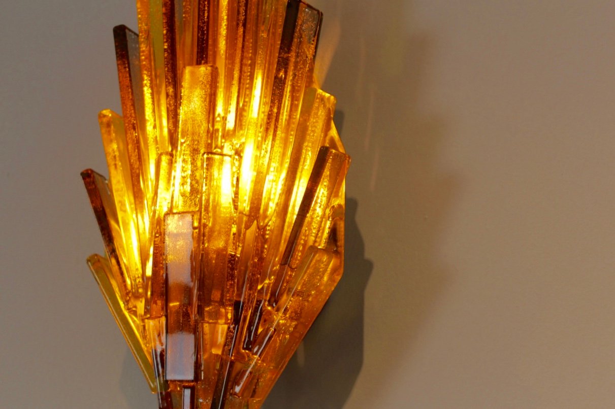 Mid century danish acrylic wall lamps by claus bolby for lyskjaer ... Betong vegg tapet