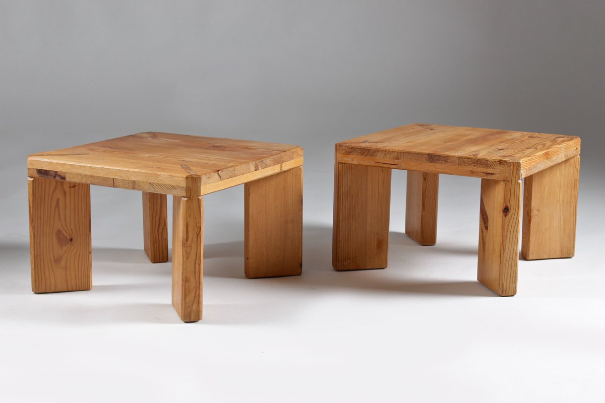 table d'appoint en pin