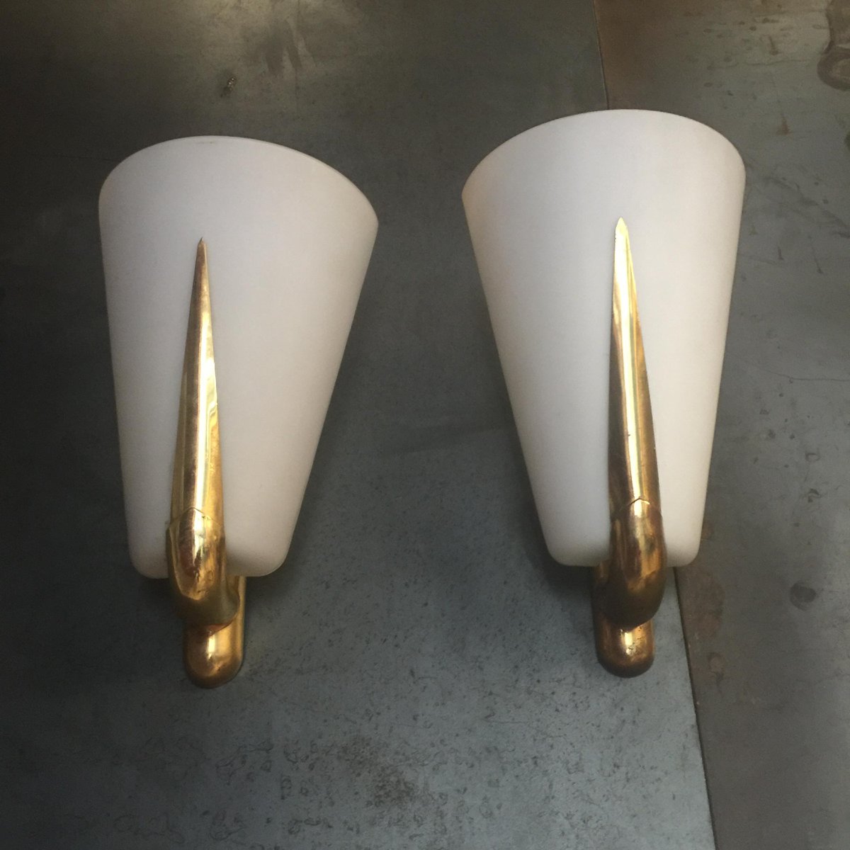 Vintage Italian Wall Sconces, Set of 2 for sale at Pamono