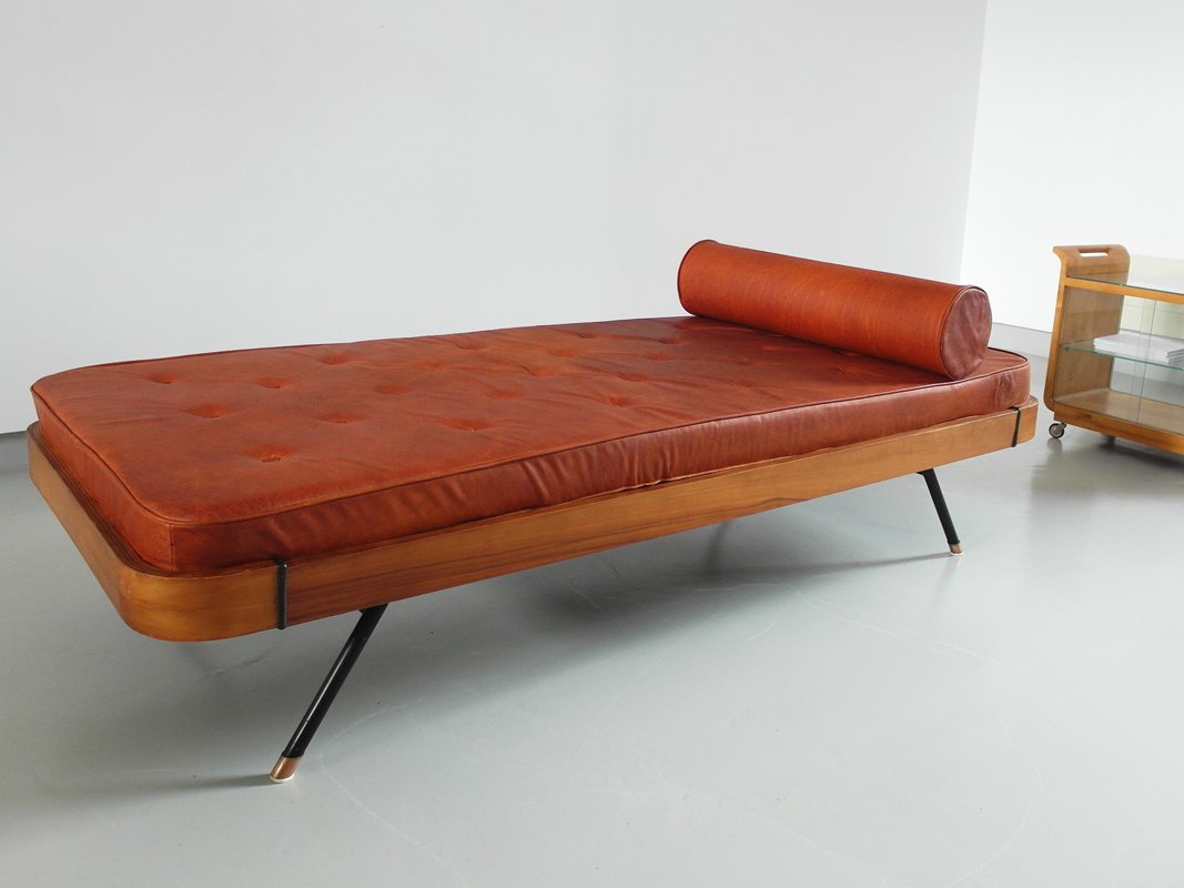 MidCentury Modern Italian Plywood and Copper Daybed, 1955 for sale at