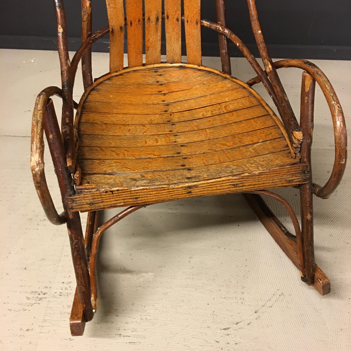 Vintage American Adirondack Rocking Chair for sale at Pamono