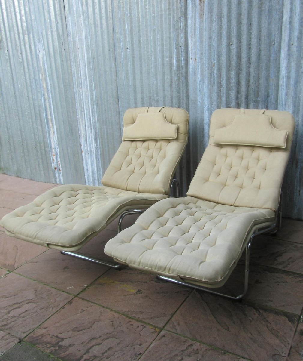 Swedish Kroken Lounge Chairs By Christer Blomquist For Ikea 1970s