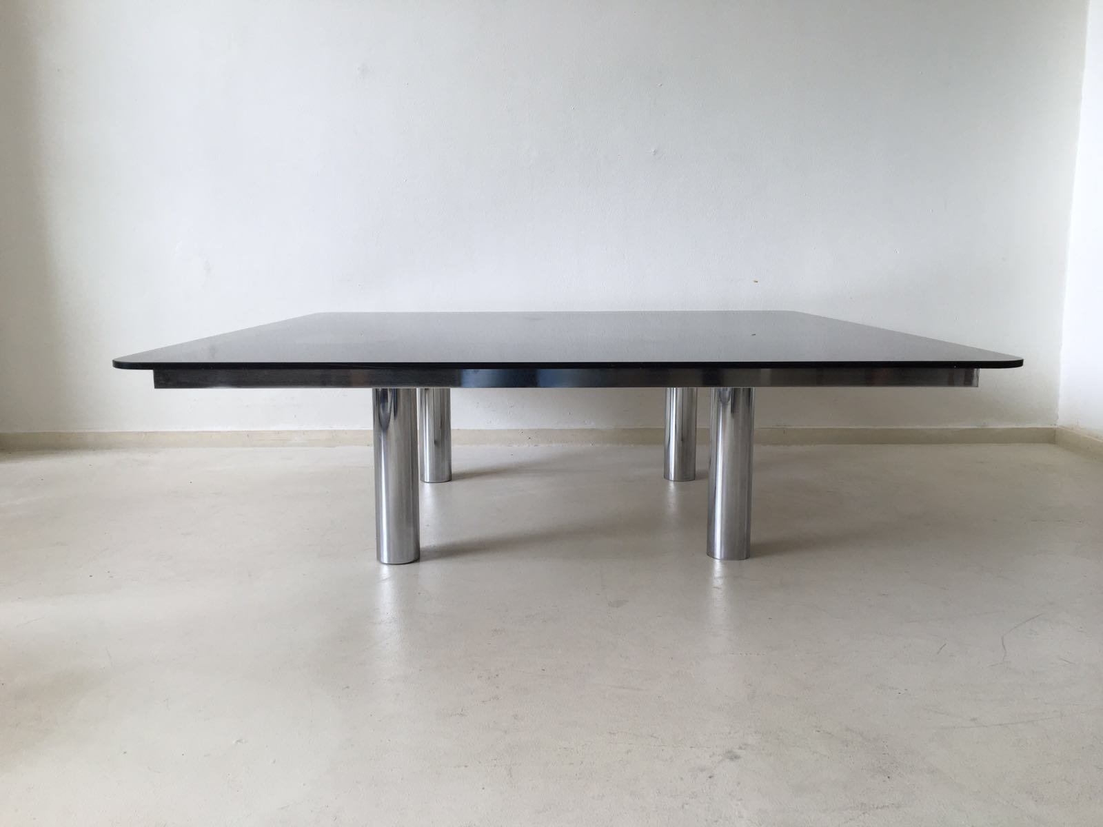 Italian Square Glass Coffee Table By Tobia Scarpa For Gavina - Italian Square Glass Coffee Table By Tobia Scarpa For Gavina S italian square glass coffee table by tobia scarpa for gavina - italian square glass coffee table by tobia scarpa for gavina s