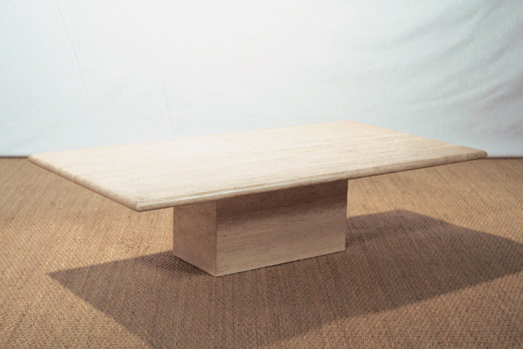 Vintage Travertine Coffee Table for sale at Pamono