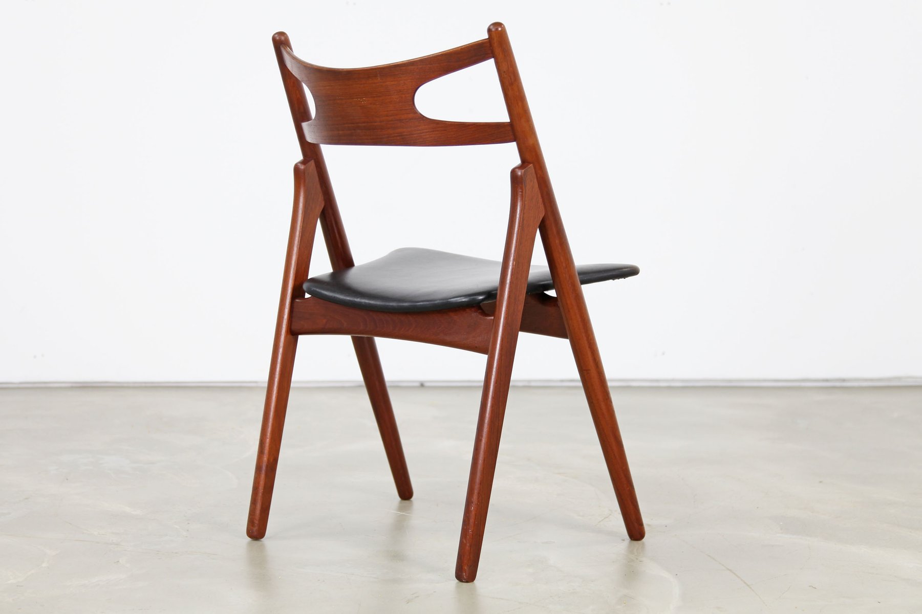 CH-29 Teak Sawbuck Chairs by Hans J. Wegner for Carl Hansen, 1950s 