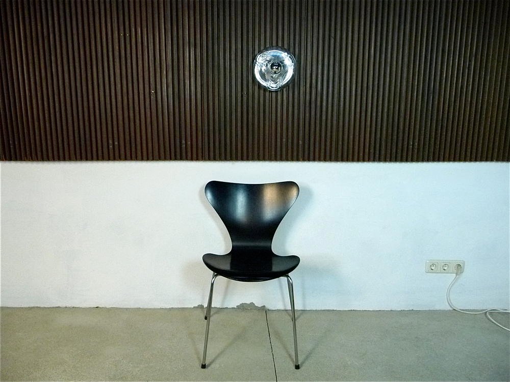 German Glass Wall Lamp from Peill & Putzler, 1960s for sale at Pamono