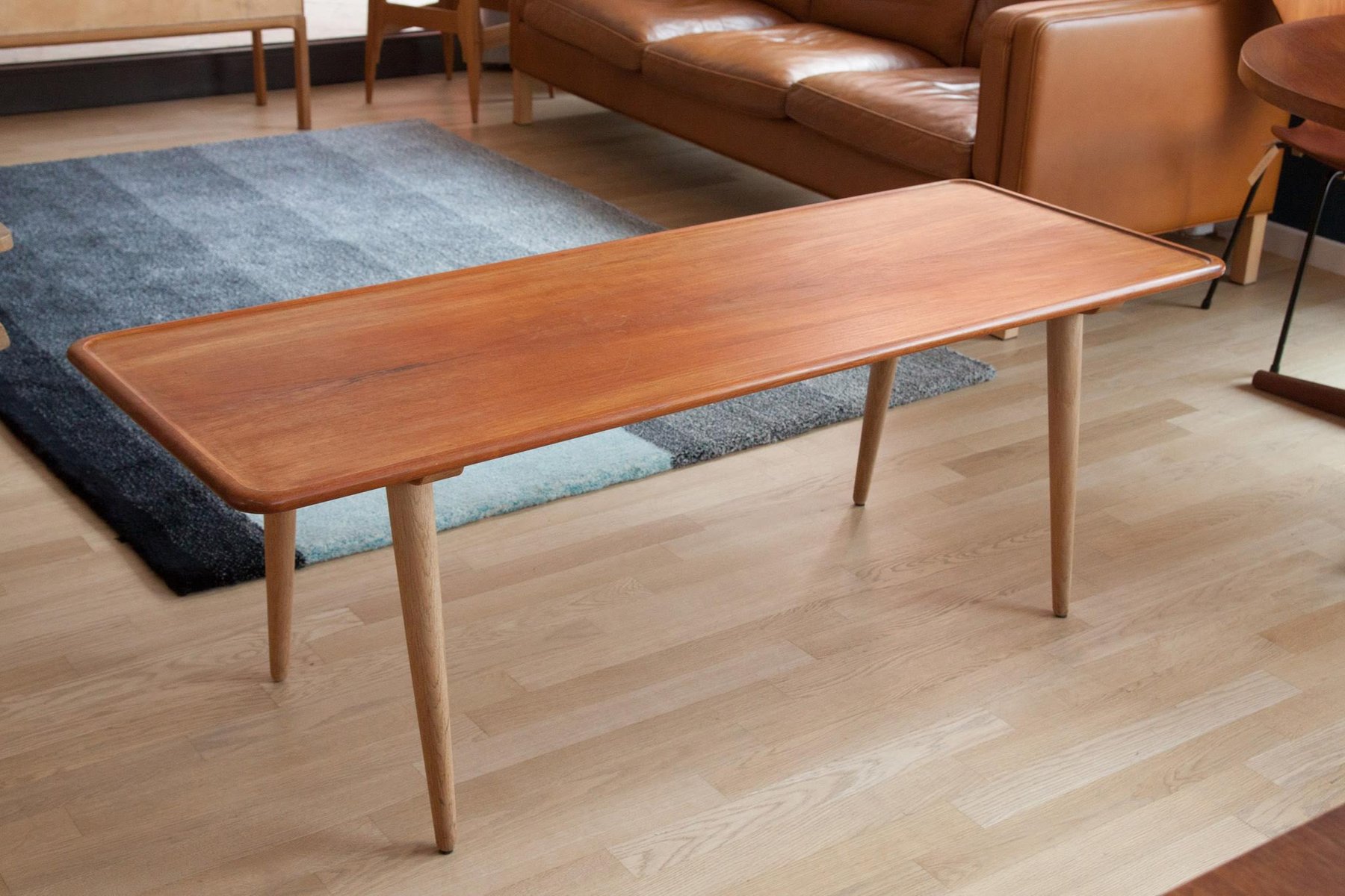Dänischer vintage couchtisch von hans wegner für andreas tuck bei ...
