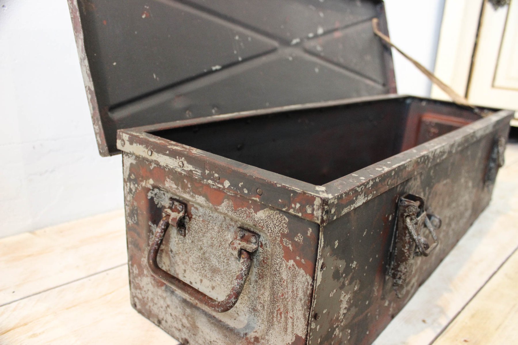 Vintage Steel Ammunition Box for sale at Pamono