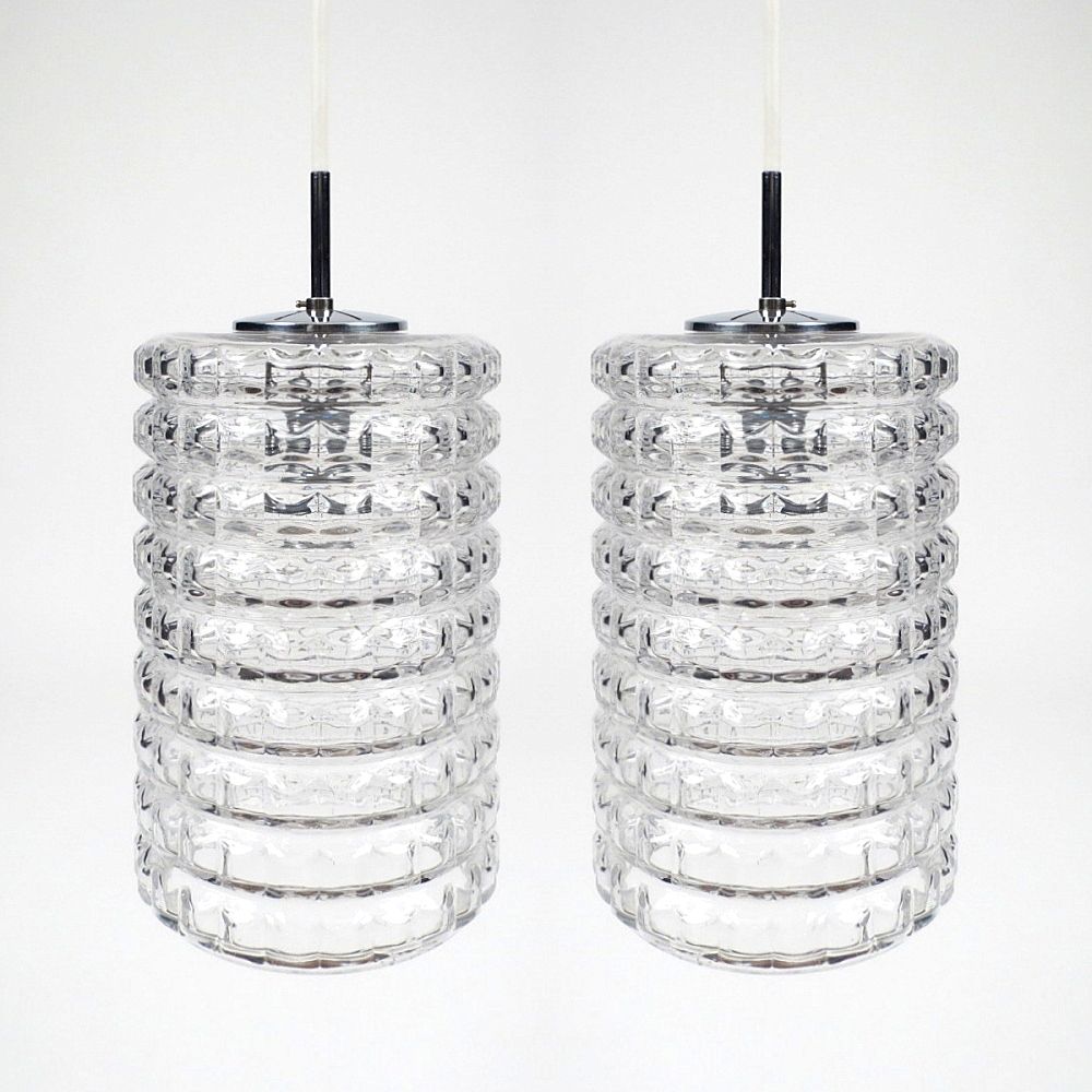 Dutch Glass Pendants 1960s Set Of 2 For Sale At Pamono