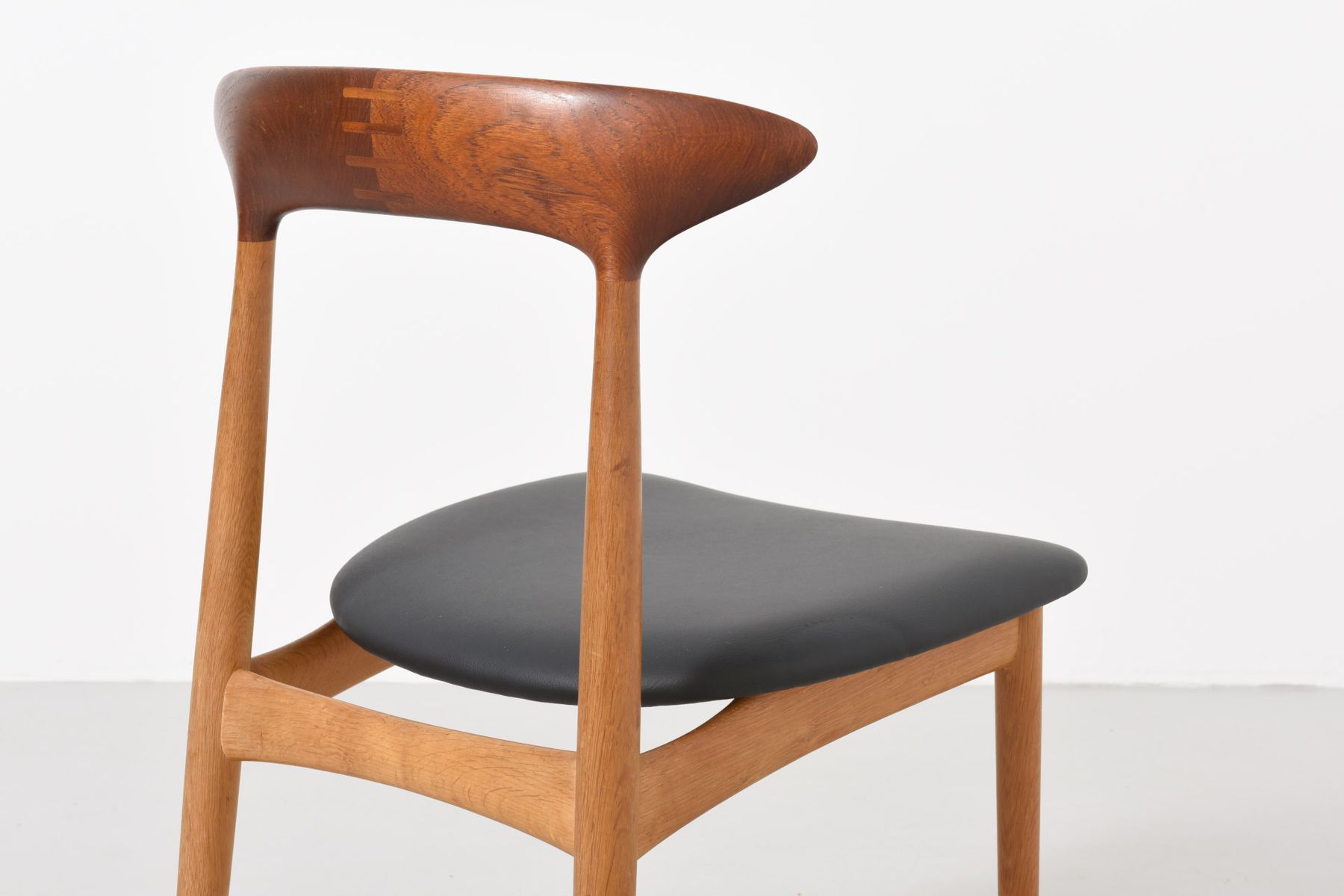 Mid Century Oak Dining Chairs By Kurt Stervig For Brande