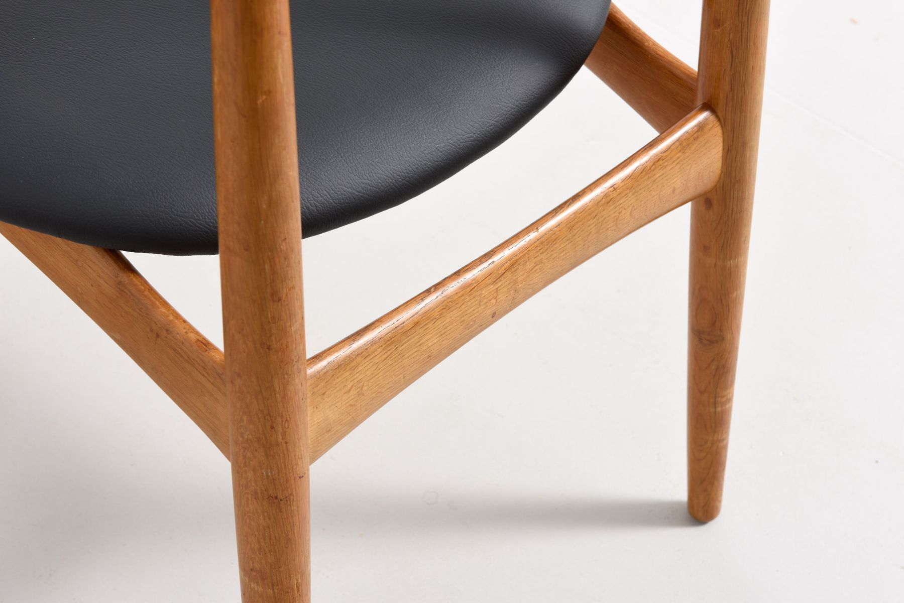 Mid Century Oak Dining Chairs By Kurt Stervig For Brande