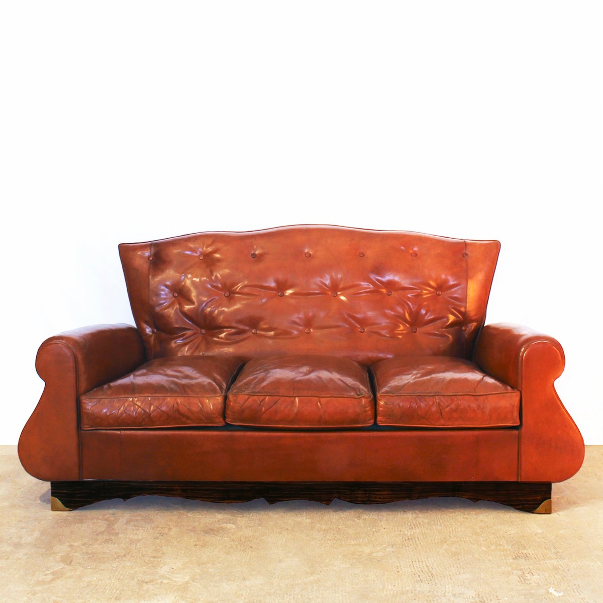  Chesterfield  Style  Sofa  1940s for sale at Pamono
