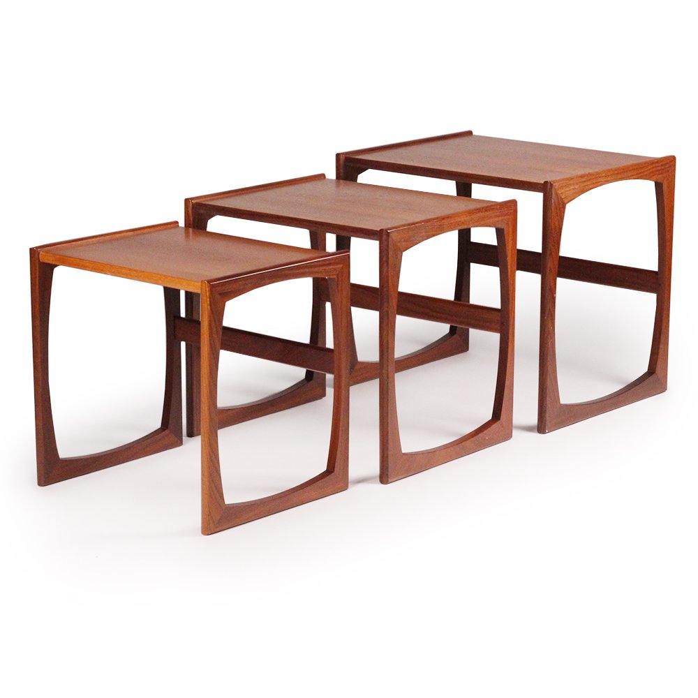 Mid-Century British Teak Nest of Tables from G-Plan, 1960s ...