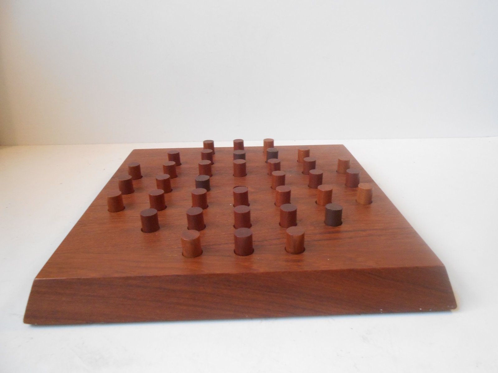 Teak Solitaire Board Game by Piet Hein for Skjode Denmark ...