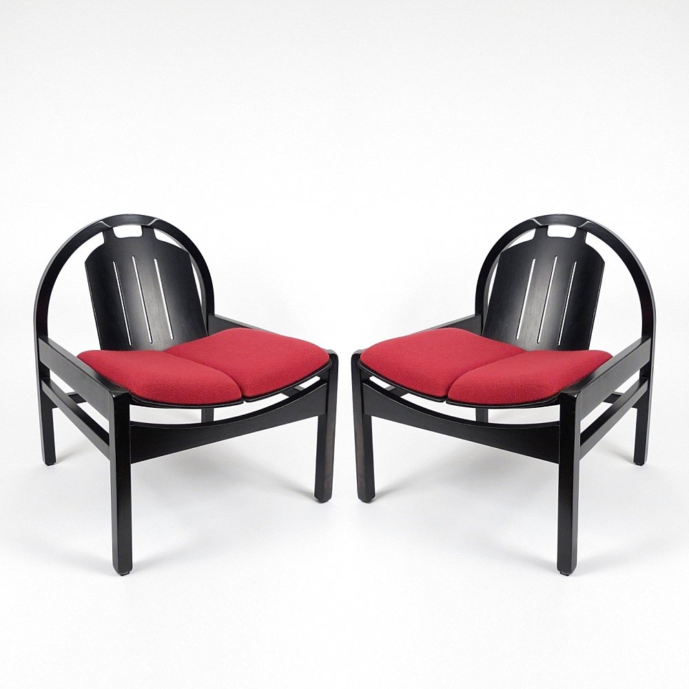 1980s Furniture vintage french lounge chairs from baumann, 1980s, set of 2 for 1980s Furniture vintage french lounge chairs from baumann, 1980s, set of 2 for