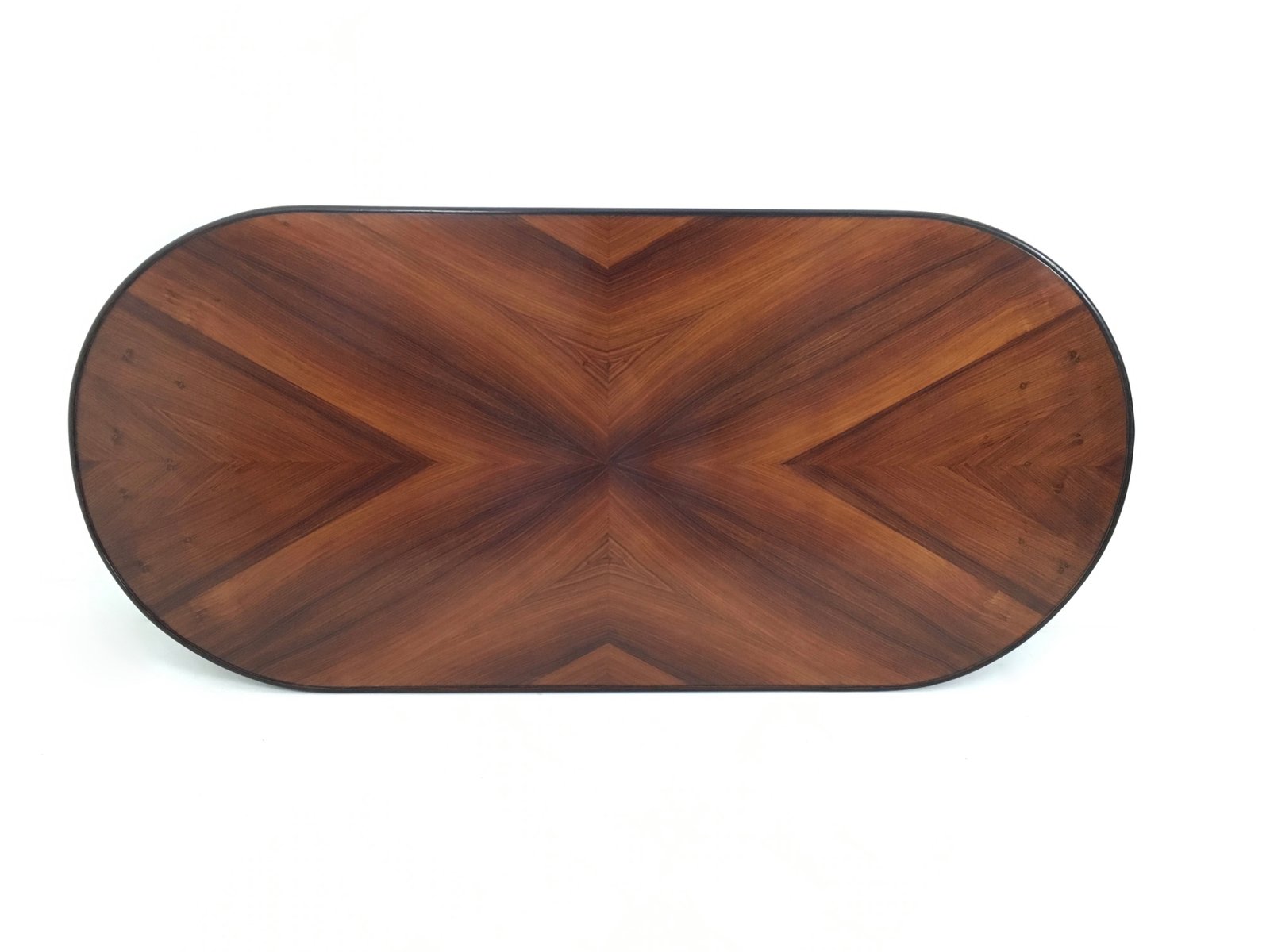 Table de salle à manger en palissandre et en verre, 1950s en vente ...