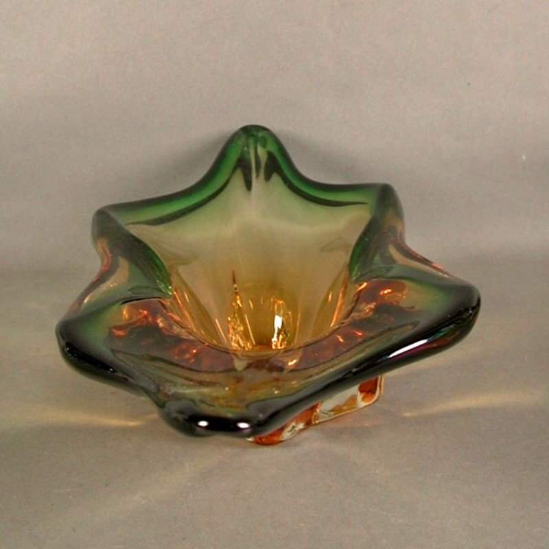 Multicolored Vintage Murano Glass Bowl, 1950s for sale at Pamono