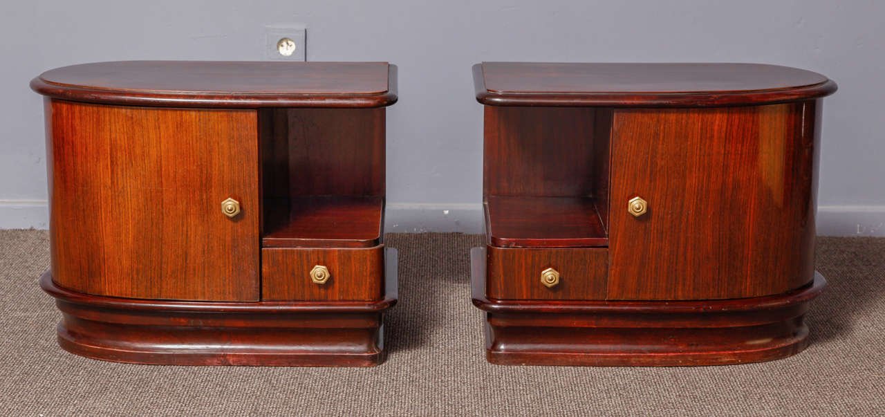 Italian Art Deco Night Stands, 1930, Set of 2 for sale at ...