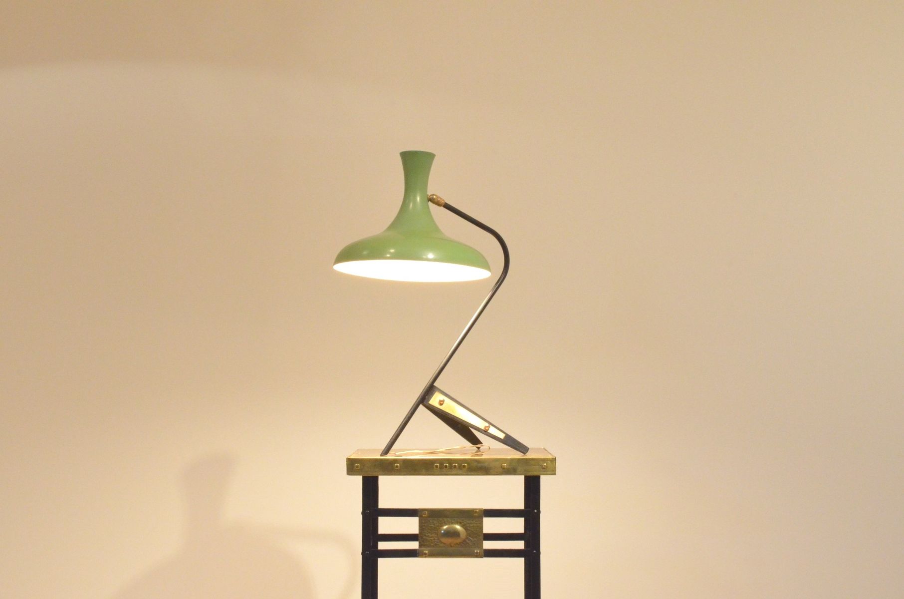 Mid Century French Extra Large Tripod Table Lamp From Maison Lunel Mid Century French Extra Large Tripod Table Lamp From Maison Lunel 1950s