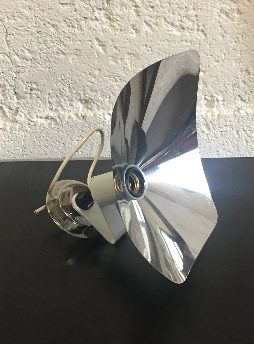 Chrome-Plated Vintage Wall Lamp for sale at Pamono