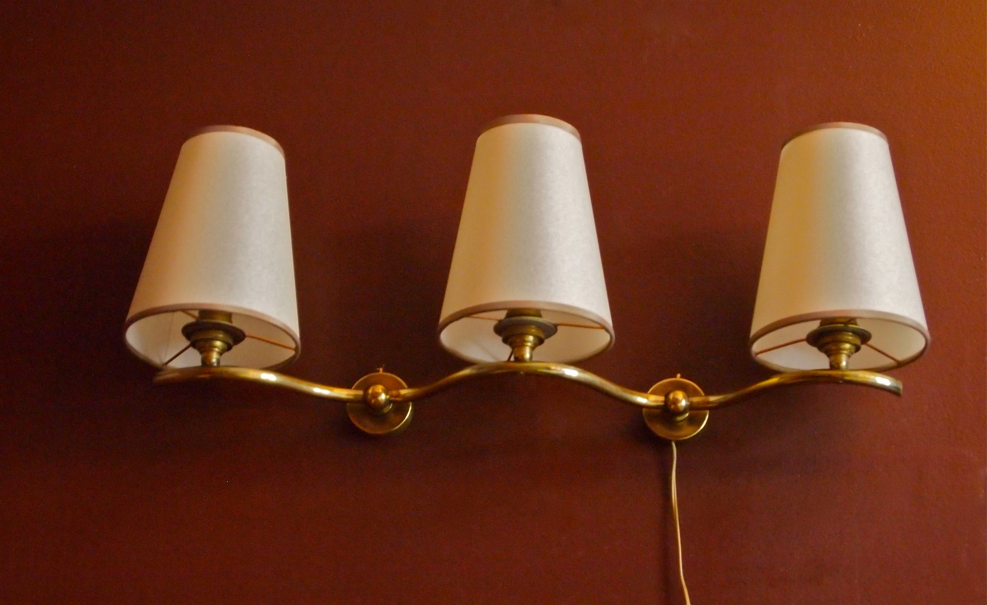 MidCentury Wall Sconces, 1950s, Set of 2 for sale at Pamono