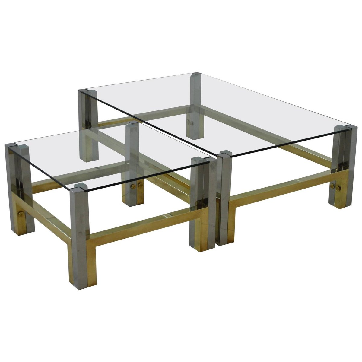 italian bronze & chrome coffee tablesalfredo freda for cittone italian bronze & chrome coffee tablesalfredo freda for cittone