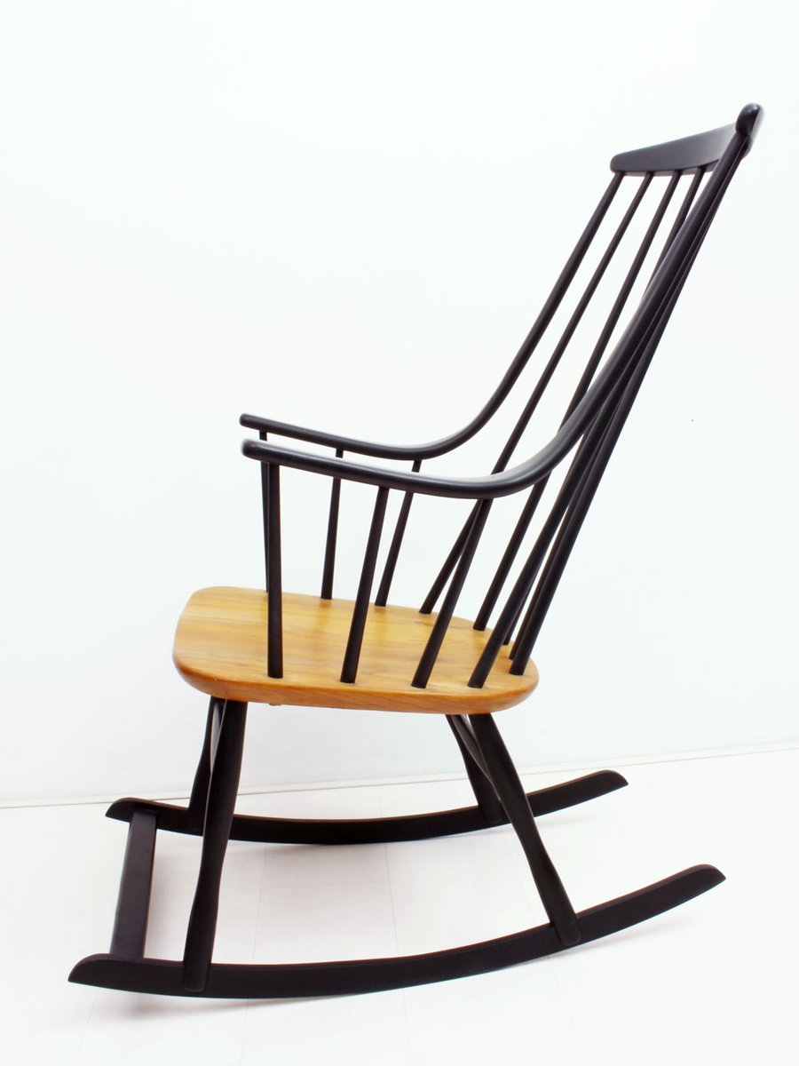 swedish grandessa bohem 2402 rocking chair by lena larsson for nesto stolfabrik ab 1958 7