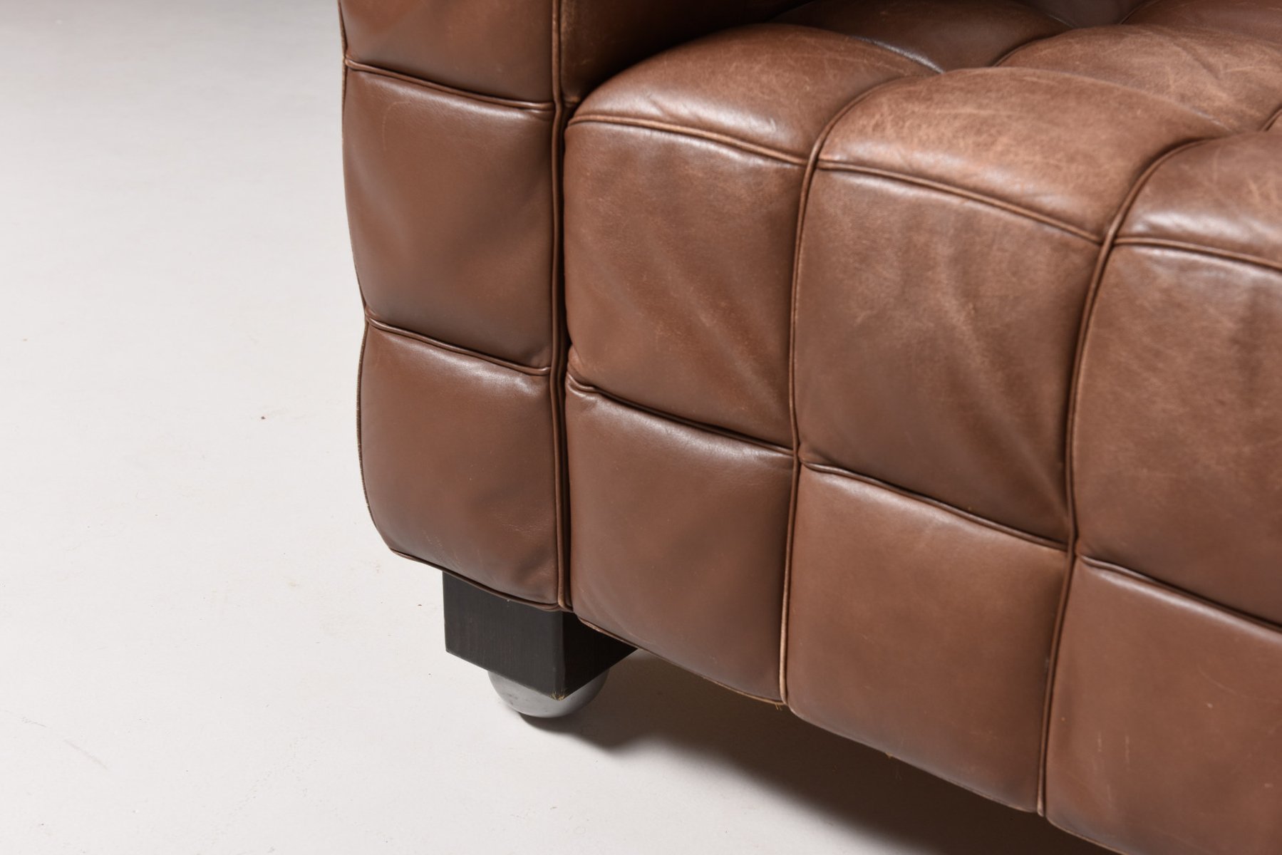 Caramel Leather Sofa Attica 3 Seat Leather Sofa 1 Image